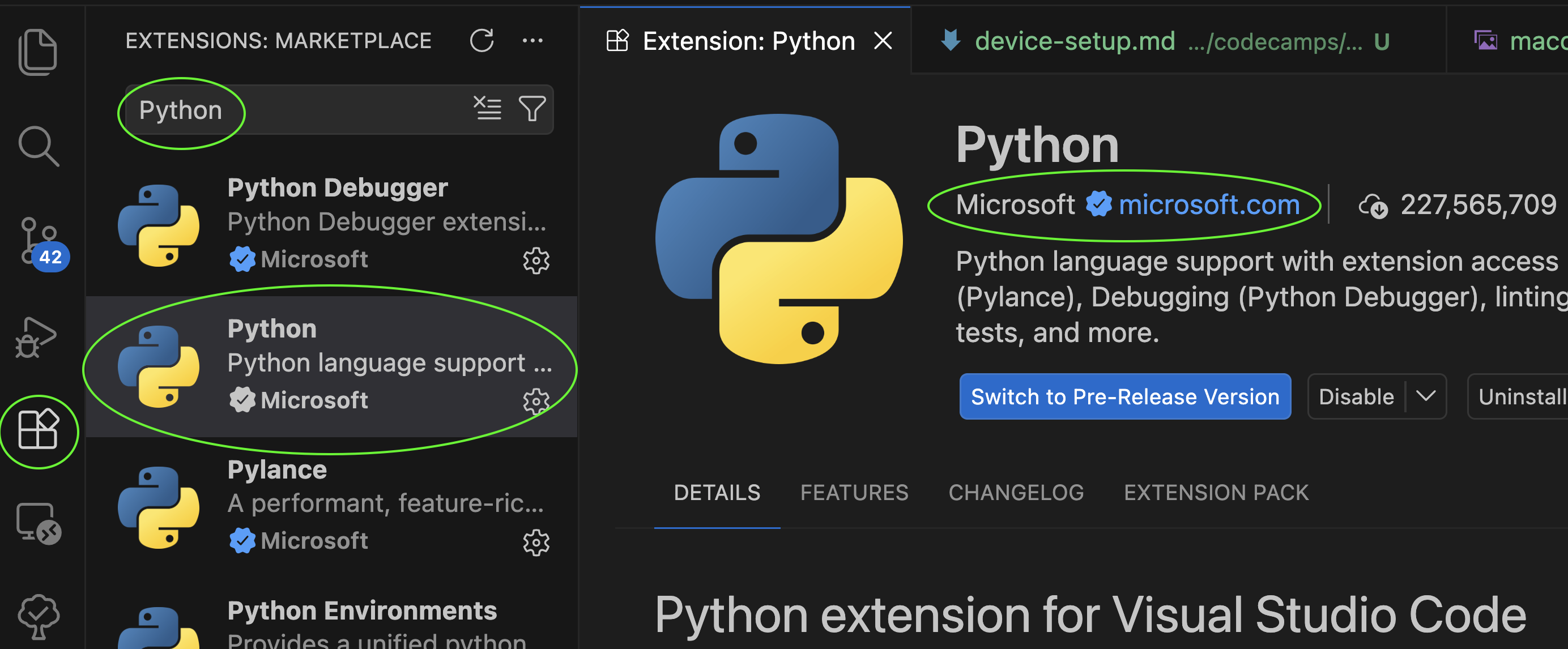 Python extension